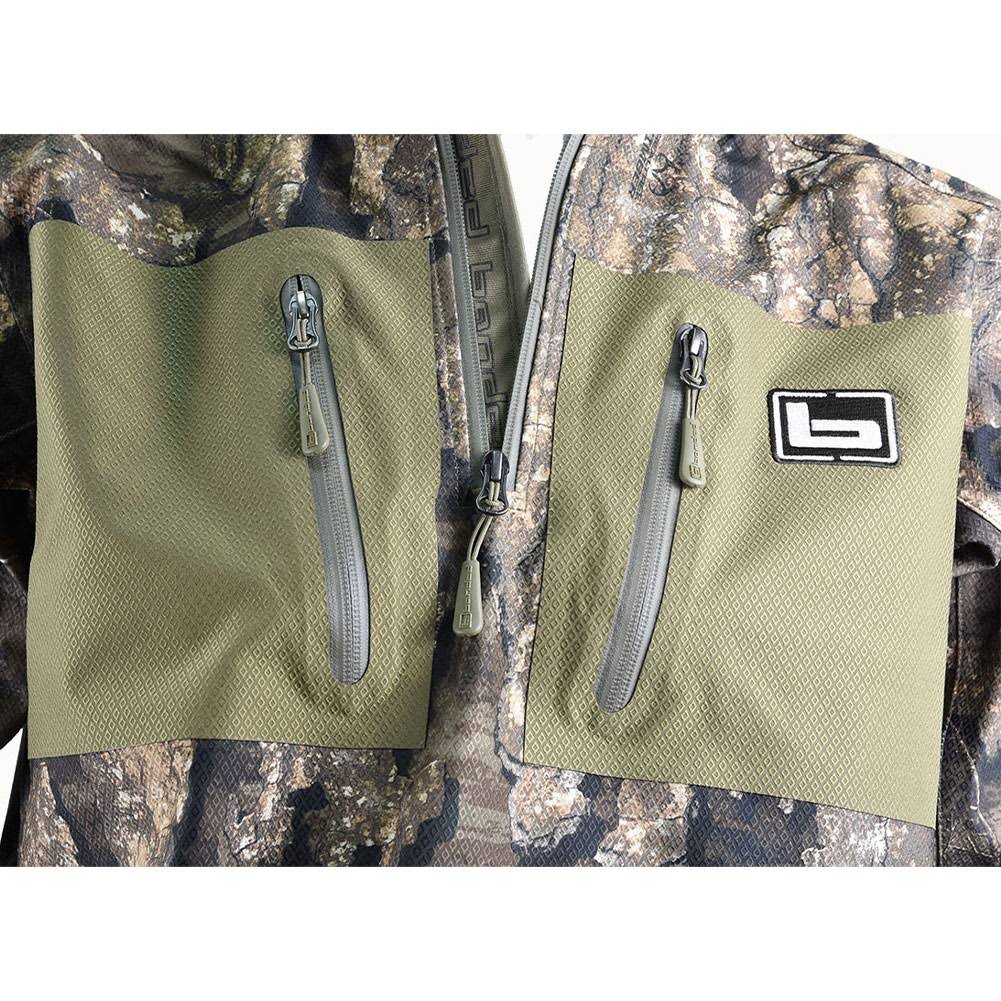 Banded Waterproof Quarter Zip Hooded Pullover