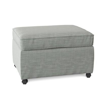 Birch Lane Manning 28x22 Rectangle Standard Ottoman Body Fabric: Conversation Capri
