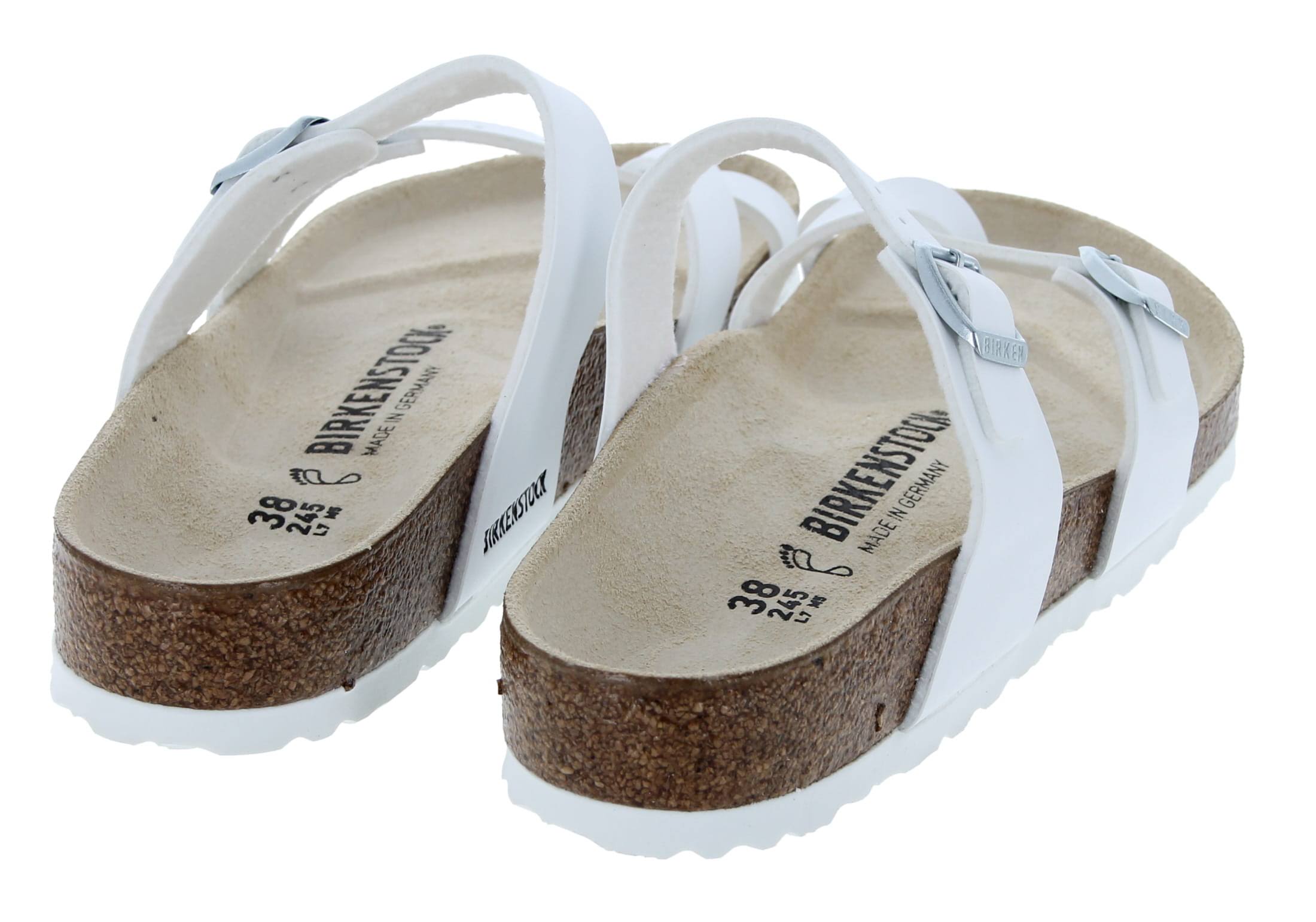 Birkenstock Mayari Birko Flor, Women, White / 37