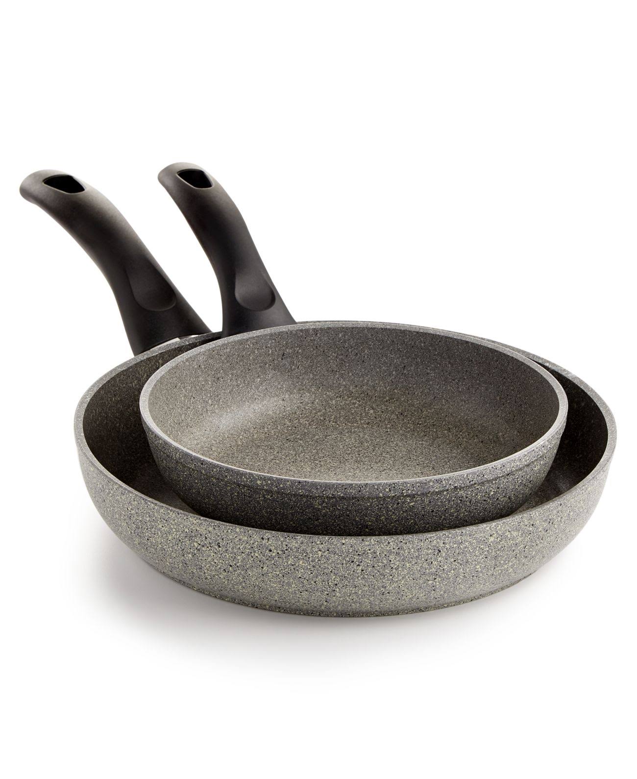 Ballarini Parma 2-Piece Aluminum Nonstick Fry Pan Set, Gray