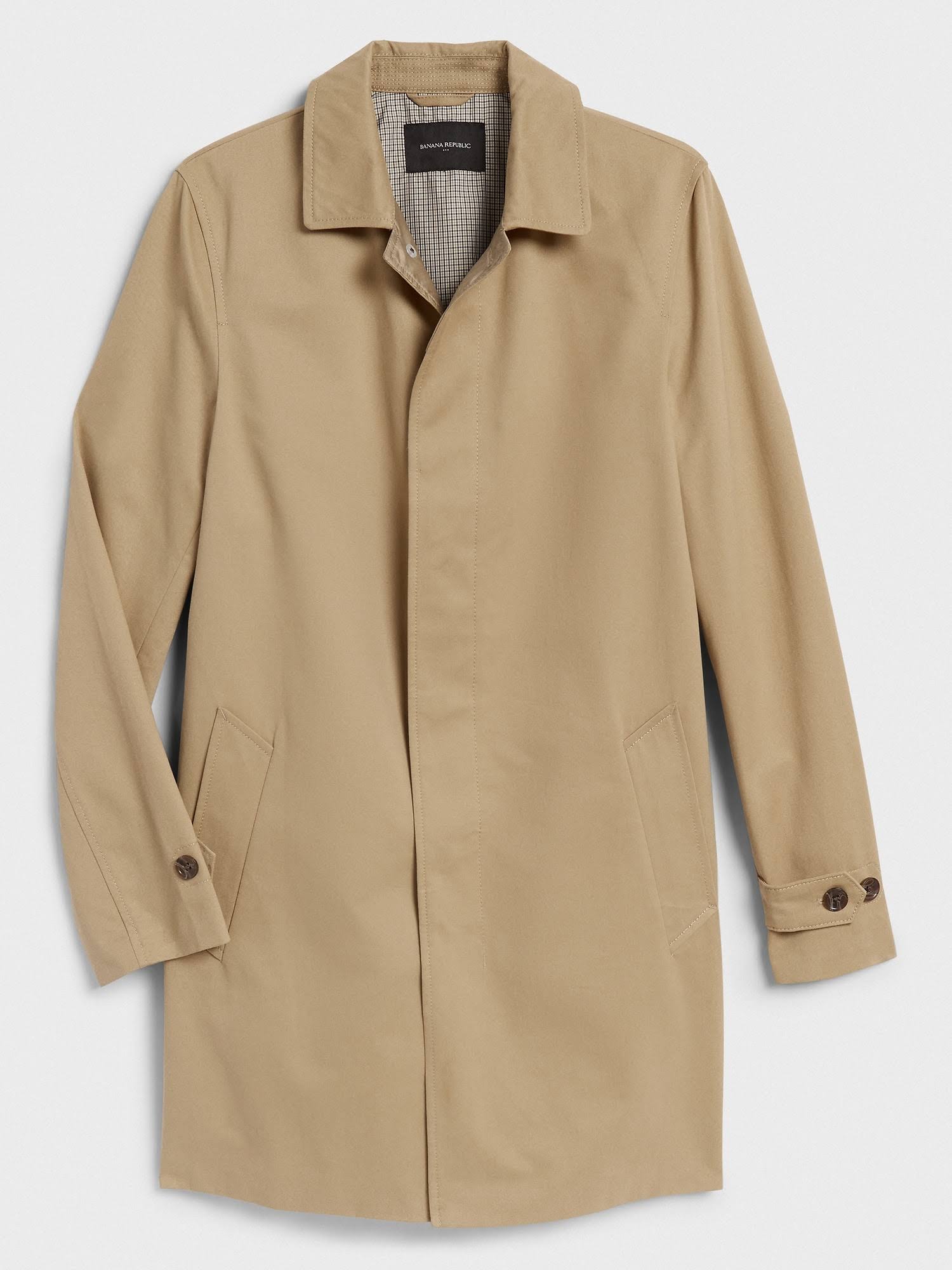 Banana Republic Factory Men's Mac Jacket Beige Regular Size XL