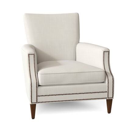 Carlitos 32x22 Wide Down Cushion Armchair Body Fabric: Conversation Pearl