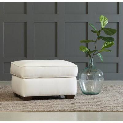 Birch Lane Swifton 29x22 Rectangle Standard Ottoman Body Fabric: Nadia Denim