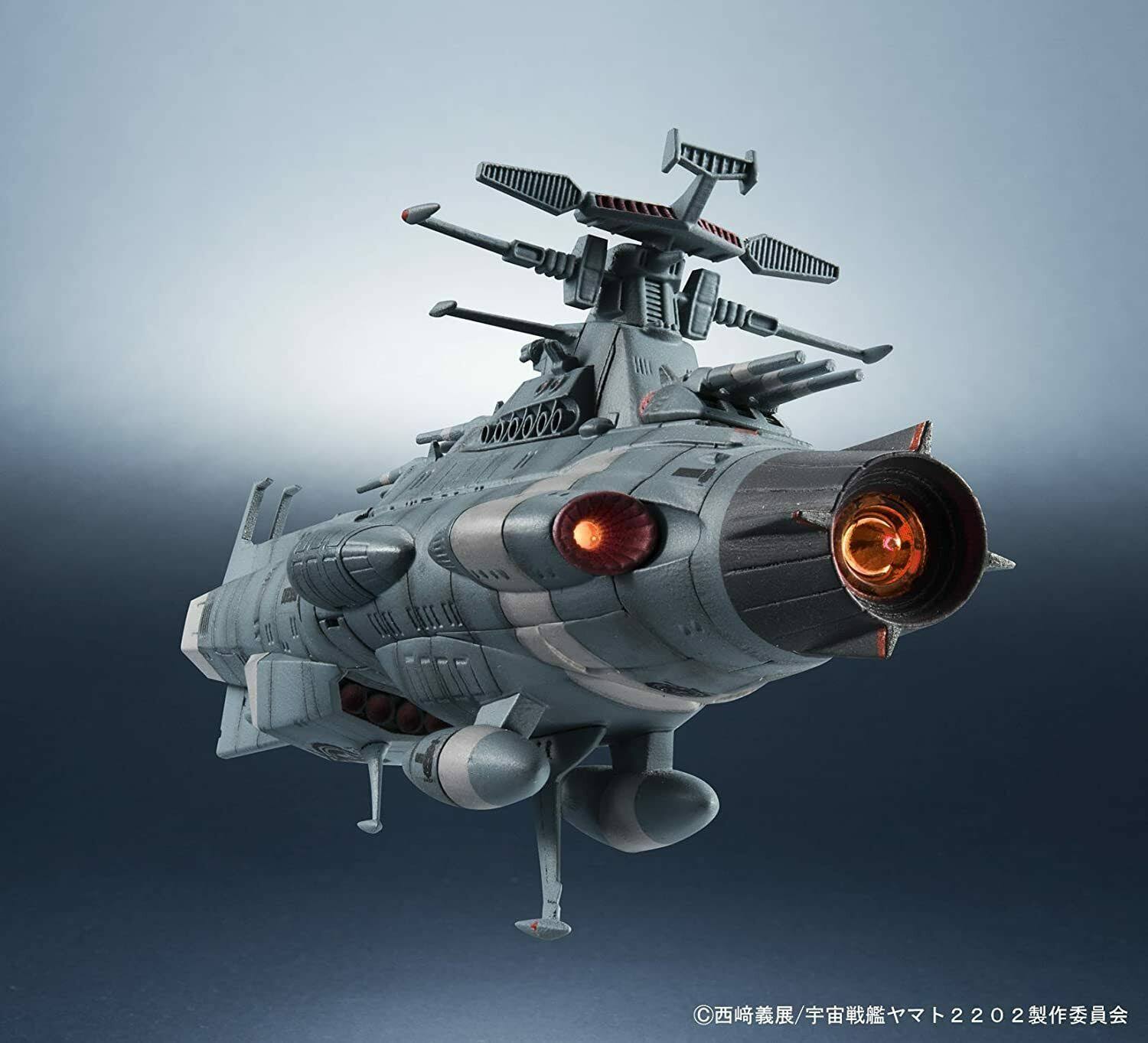 Kikan Taizen 1/2000 Scale Space Battleship Yamato 2202 U.N.C.F. D-1 Ship Set
