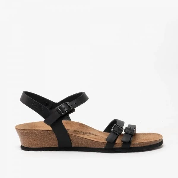 Papillio Womens Lana Leather Black Sandals 9 US, Adult Unisex, Size: One Size