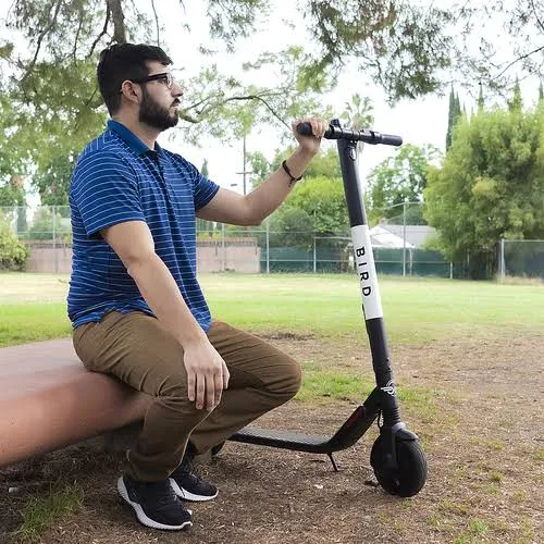 Bird ES4-800RN Electric Scooter (Renewed) W/28 Mi Max Operating Range & 15.5 MPH Max Speed