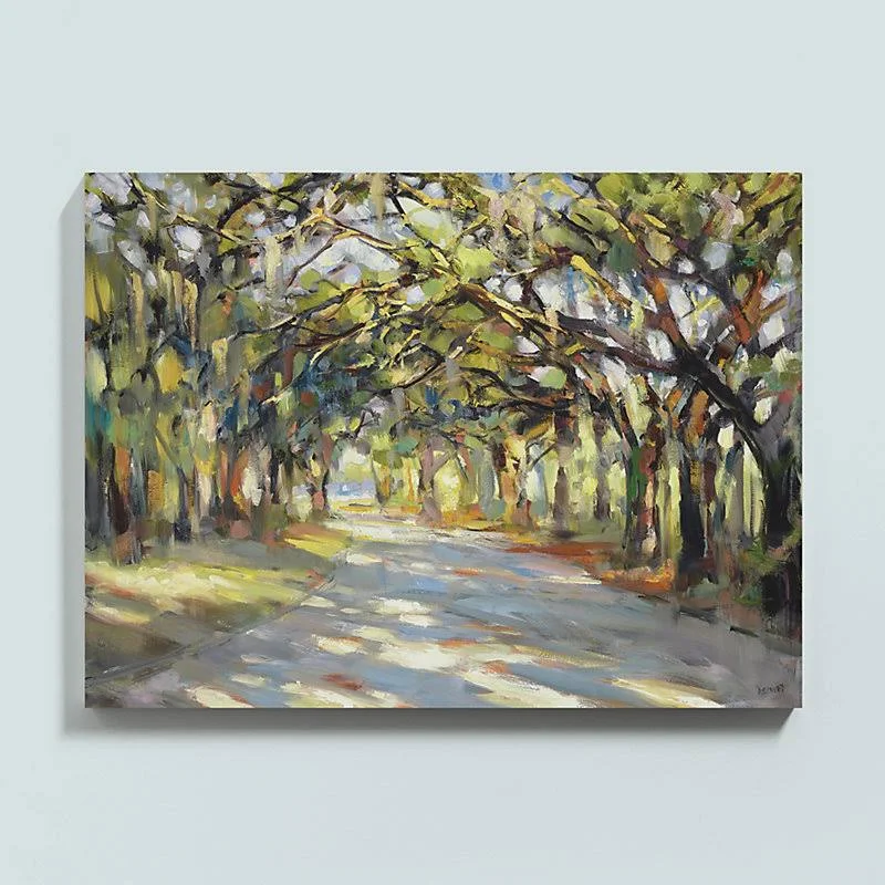 Southern Oaks Stretched Canvas 24x22 x 32x22 - Ballard Designs