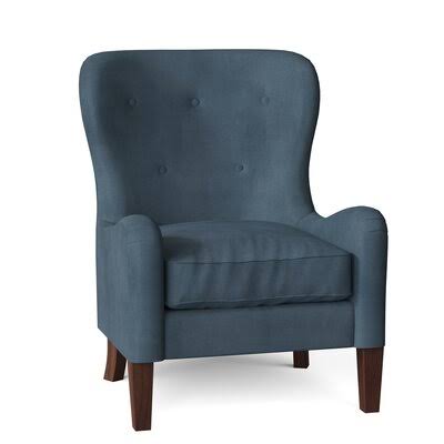 Gilliam 32x22 Wide Tufted Down Cushion Armchair Birch Lane Body Fabric: Tina Airforce