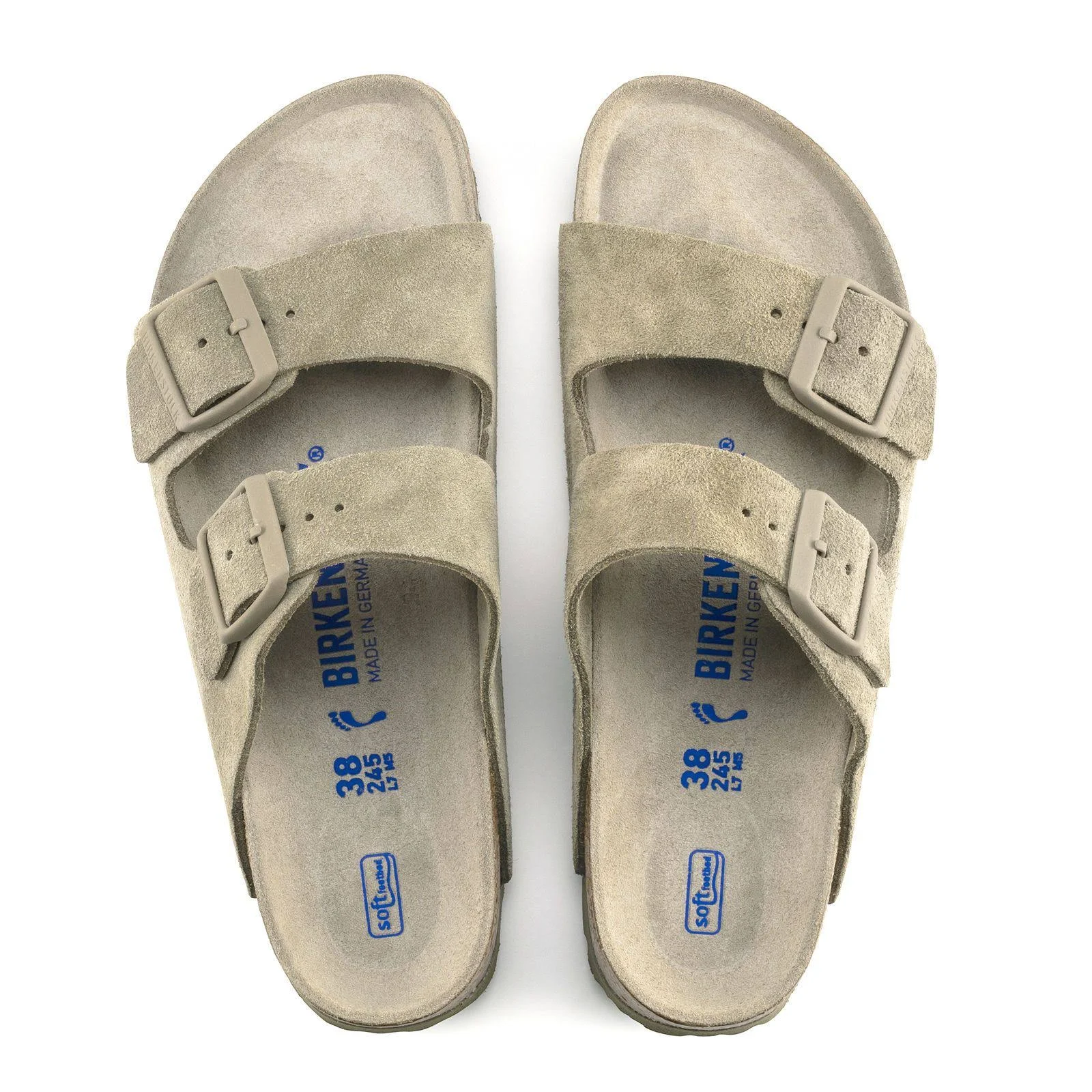 Birkenstock Arizona Soft Footbed - Suede Mink / 46 / Regular