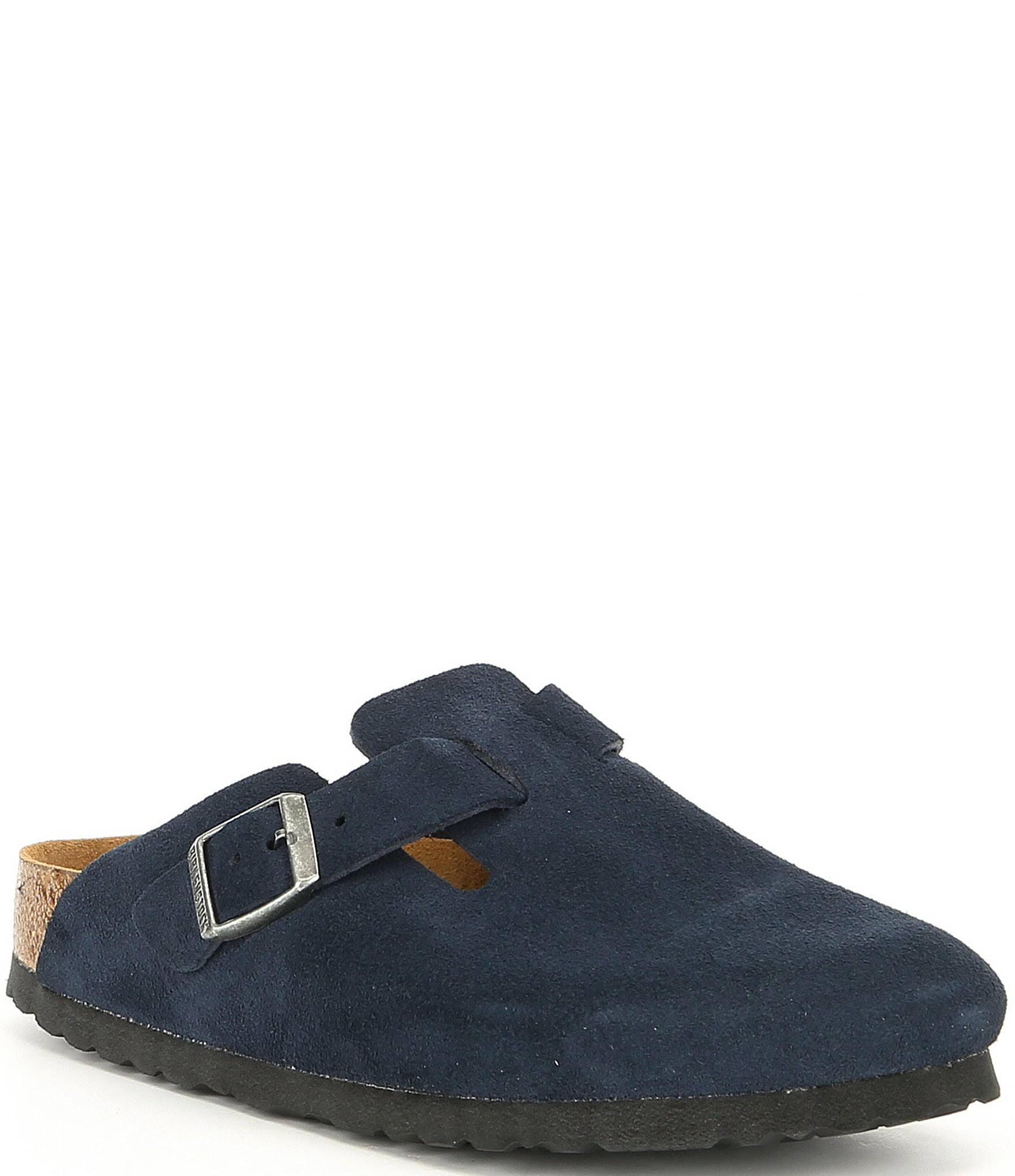 Birkenstock Boston Soft Footbed Clog Night Suede