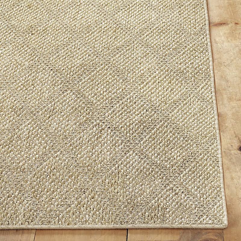 Trellis Sisal Rug Natural 5& x 8& - Ballard Designs