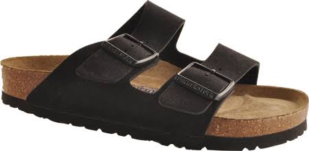 Birkenstock Arizona Suede Sandal, Adult Unisex, Size: 38 N, Black Suede