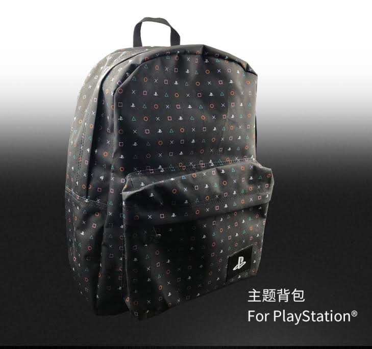PlayStation Button Sublimated Print Backpack