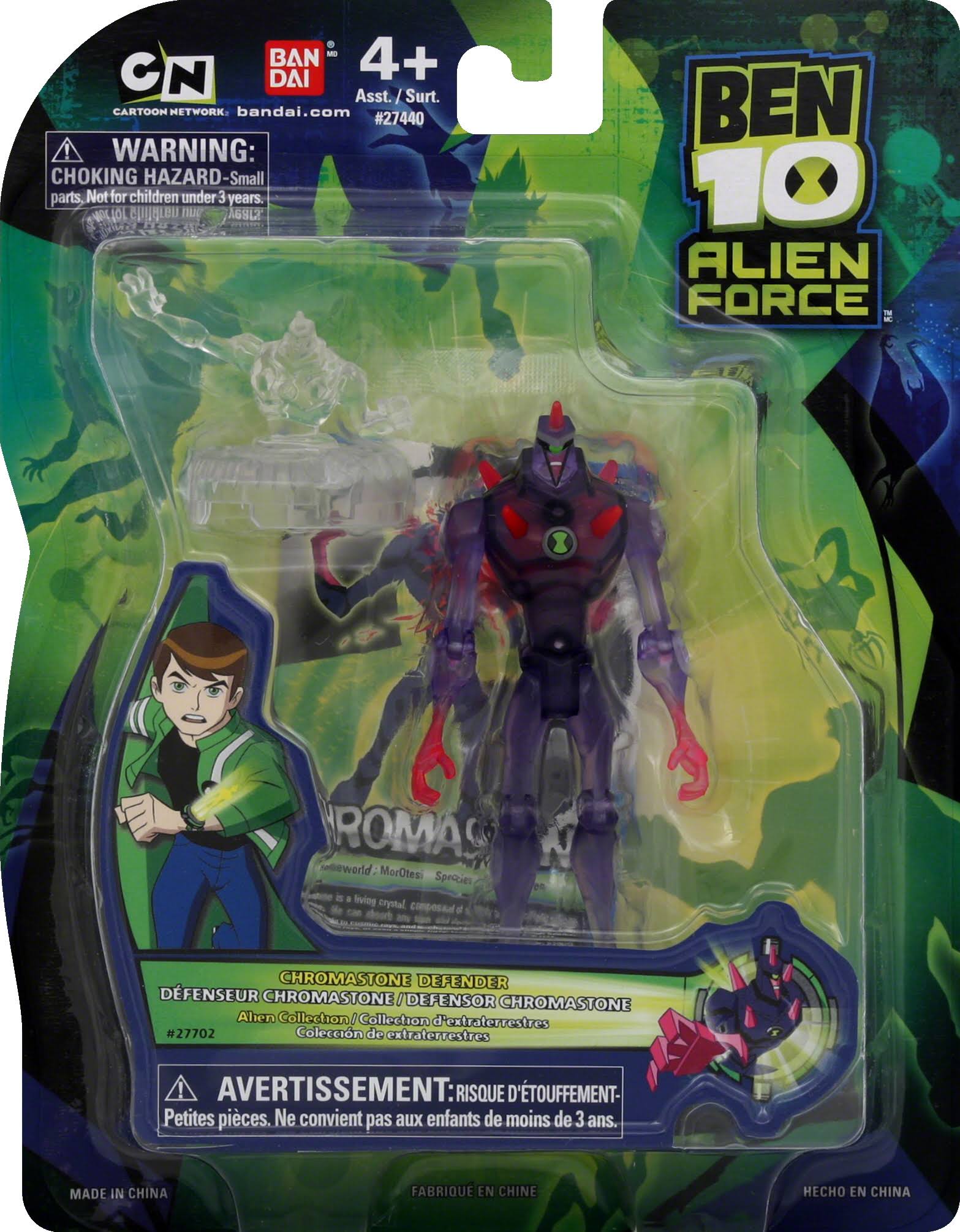Bandai Ben 10 Alien Force Chromastone Defender, Alien Collection