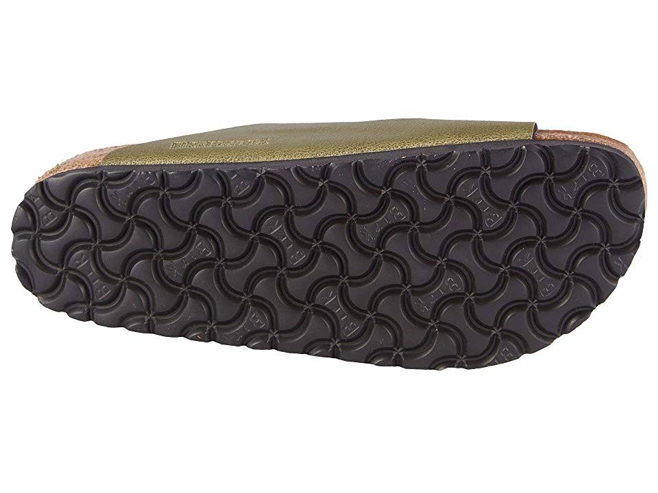 Birkenstock Arizona Vegan Olive Pull Up Birko-Flor / 40 / Narrow