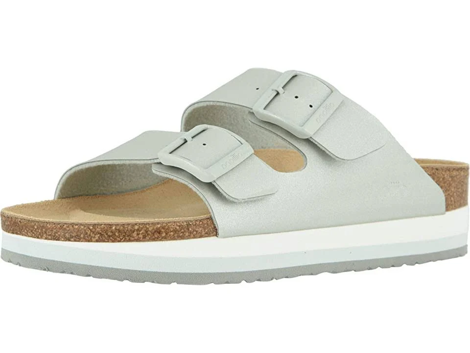 Birkenstock Women's Arizona Platform Icy Metalic Mineral
