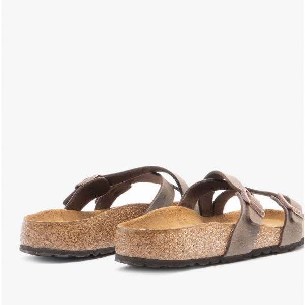 Birkenstock Yao Birko-Flor Nubuck Ladies Sandals - Mocha