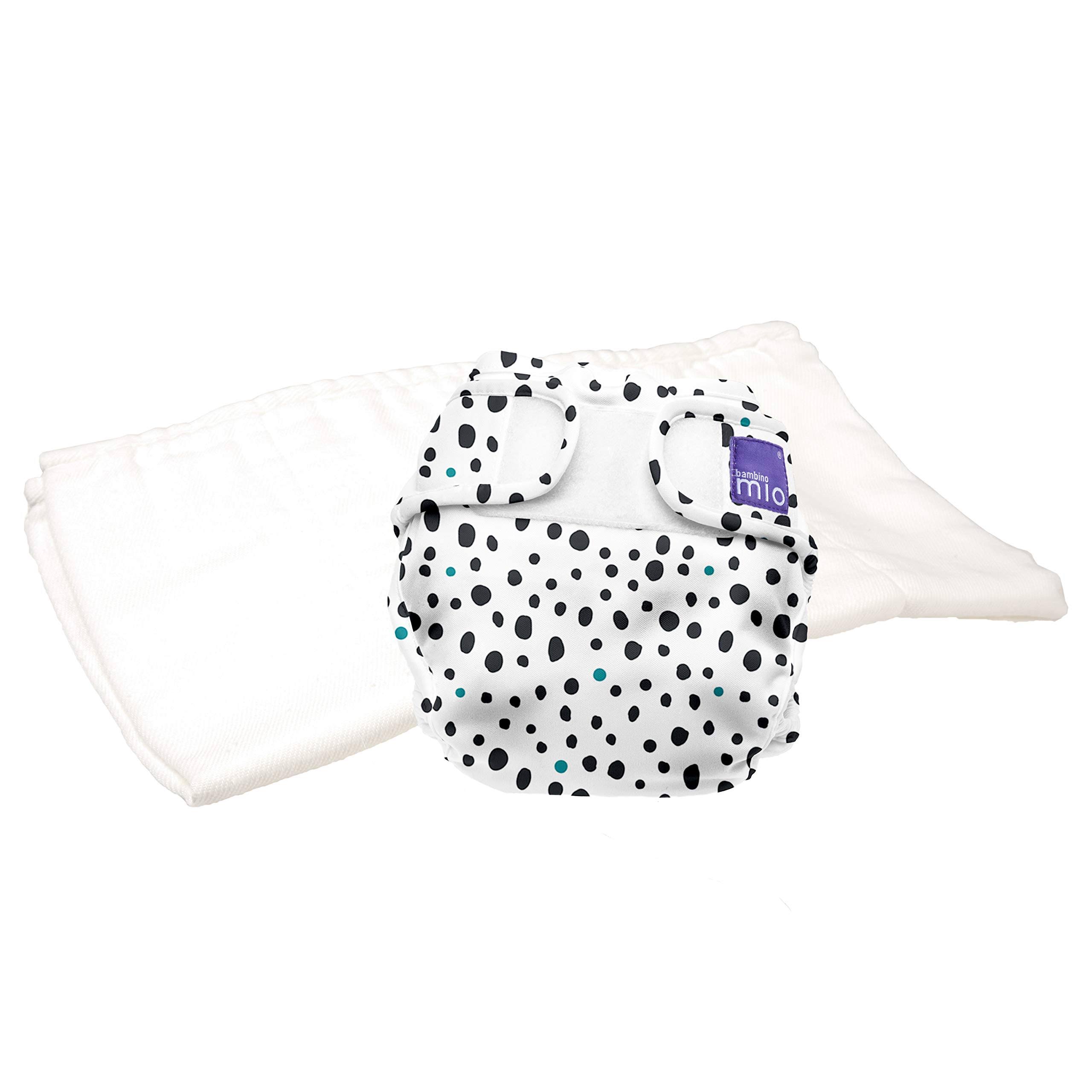 Bambino Mio mioduo Two-Piece Cloth Diaper, Dalmatian Dots / Size Two
