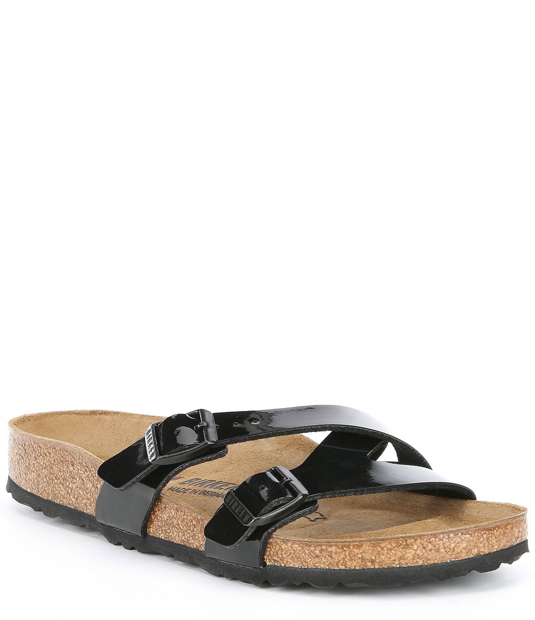 Birkenstock Women's Yao Birko-Flor Patent Black