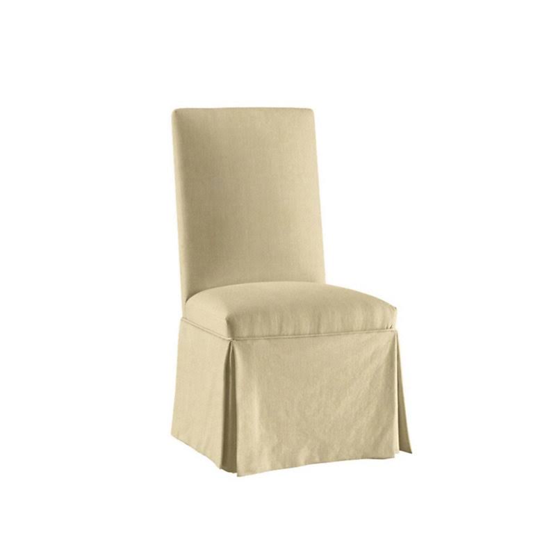 Parsons Chair Slipcover - Suzanne Kasler Signature 13oz Linen Peony - Ballard Designs