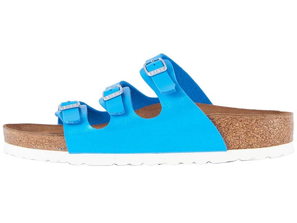 Birkenstock Women's Florida Sandal - 36 Narrow - Graceful Ocean