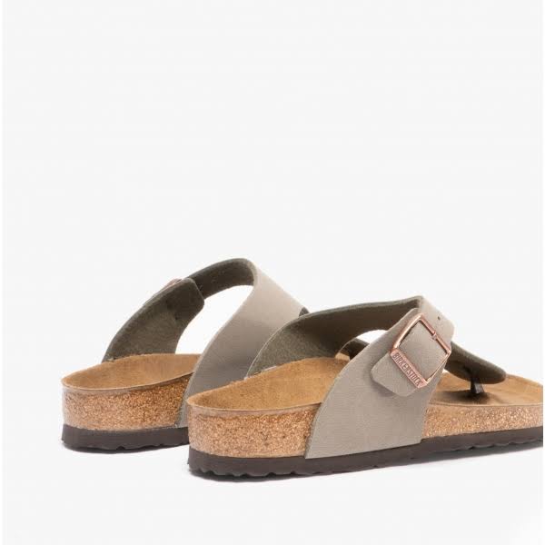 Birkenstock Ramses Birko-Flor Nubuck Stone Thong Sandals