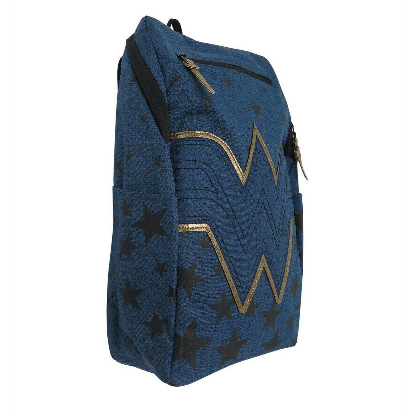 Wonder Woman Logo Navy Blue Backpack