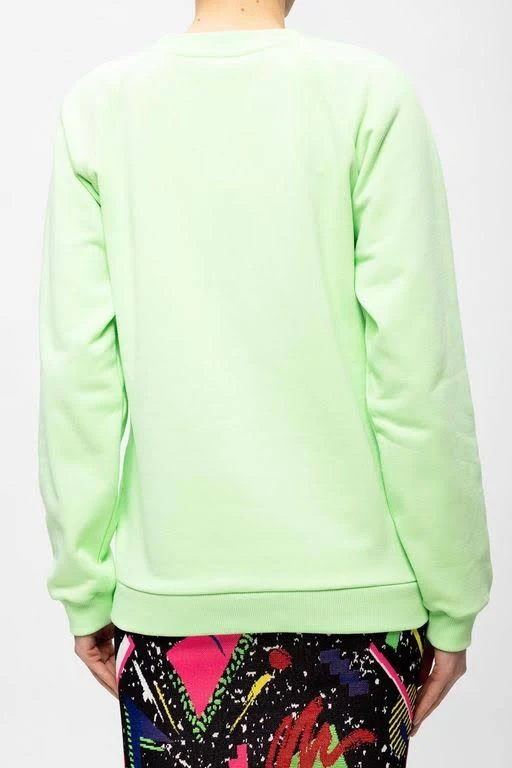 Balmain Branded Sweatshirt Green - Green - Sweatshirts