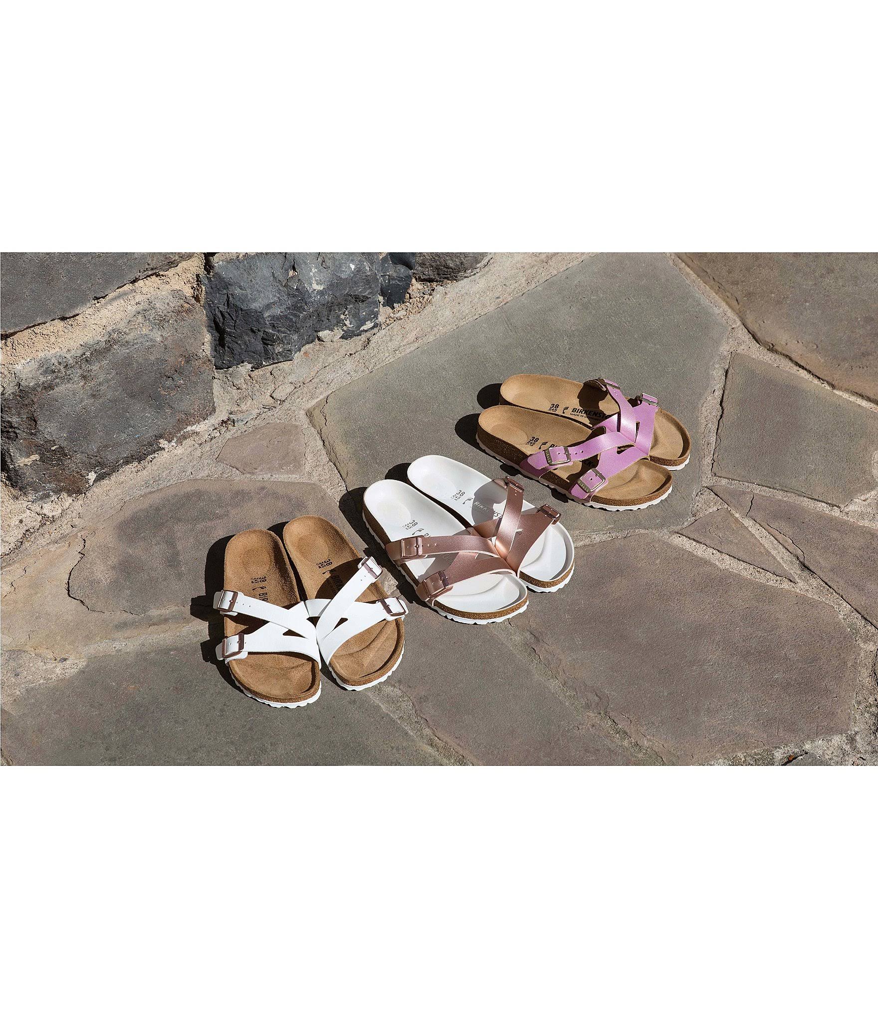 Birkenstock Women's Yao Slide - 42 Narrow - White Birko-Flor