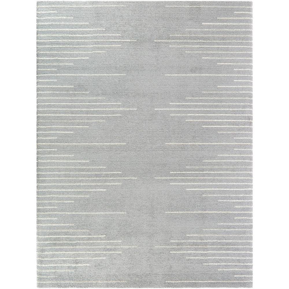 BALTA Chatham Grey 8 ft. x 10 ft. Modern Stripe Area Rug
