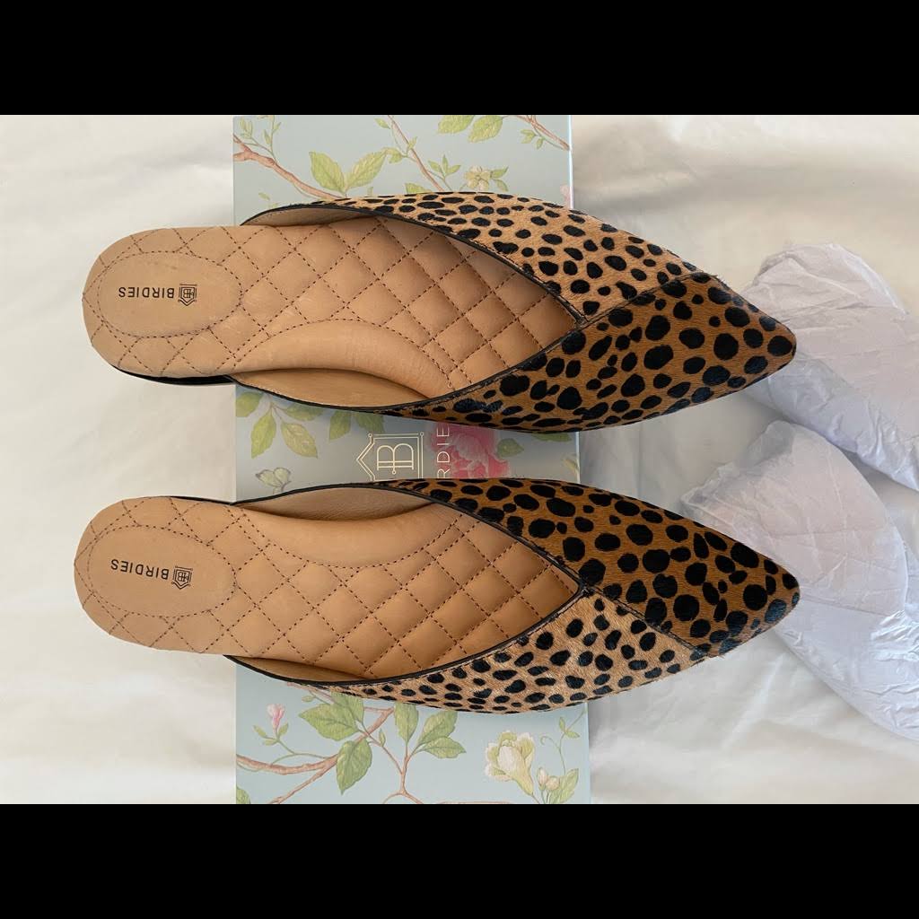 Women's Birdies Swan Mule, Size 9.5 M - Brown