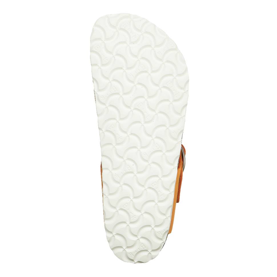 Birkenstock Gizeh Big Buckle Nubuck Leather Apricot Thong Sandals