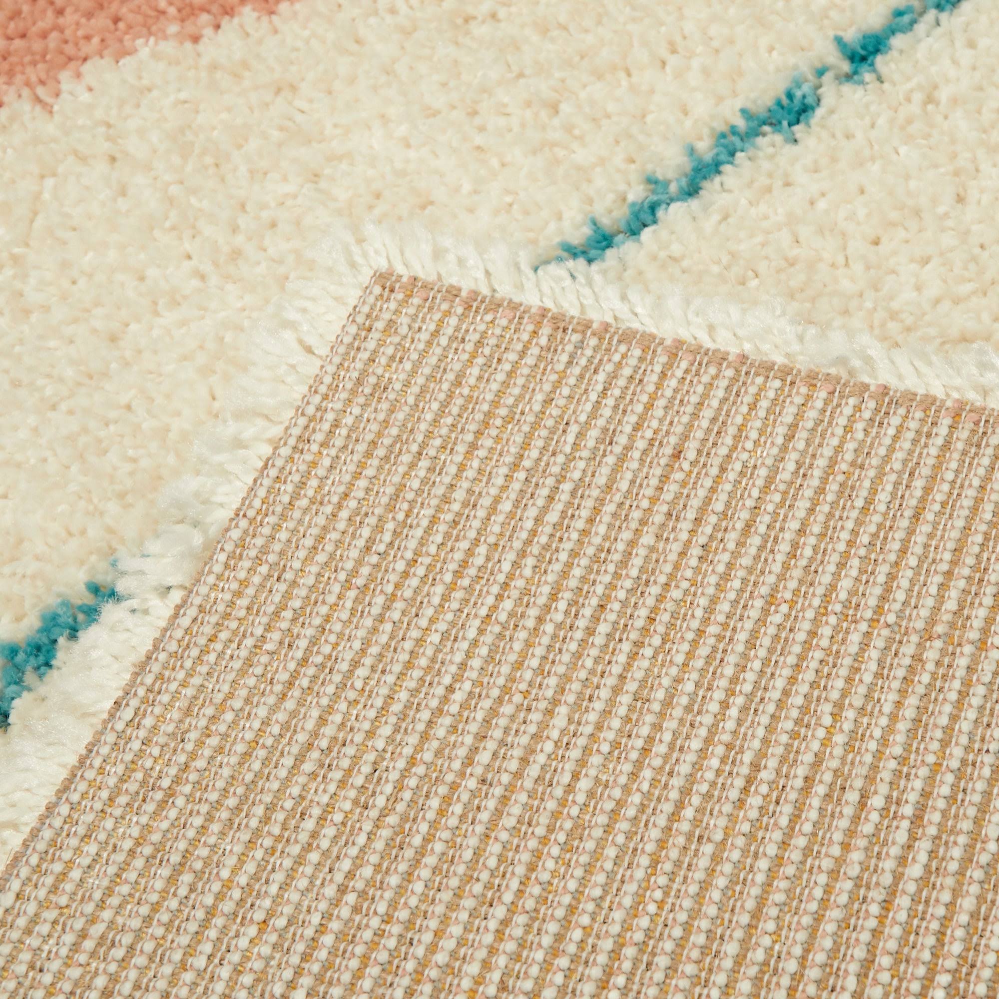 BALTA Levine Burnt Orange 8 ft. x 10 ft. Geometric Shag Area Rug