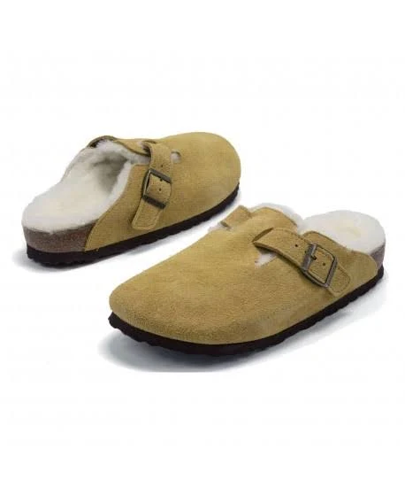Birkenstock Boston Shearling Ochre 1017-655 (Women's) 37N
