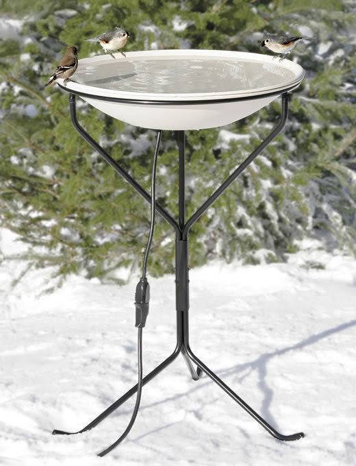 Allied Precision 20x22 Heated Bird Bath with Stand