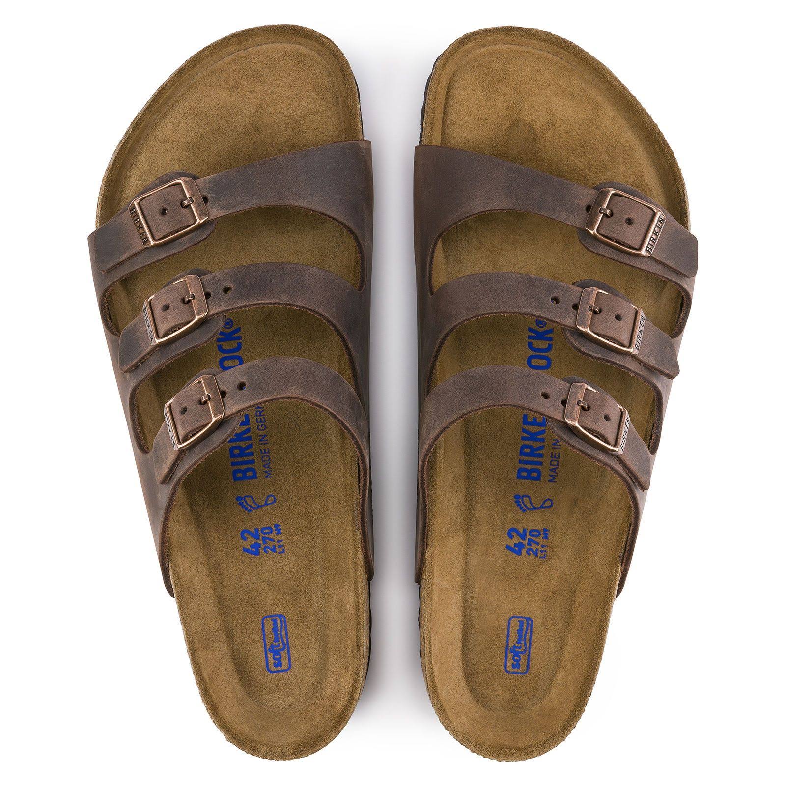 Birkenstock Women's Florida Soft Footbed Oiled Leather Sandals