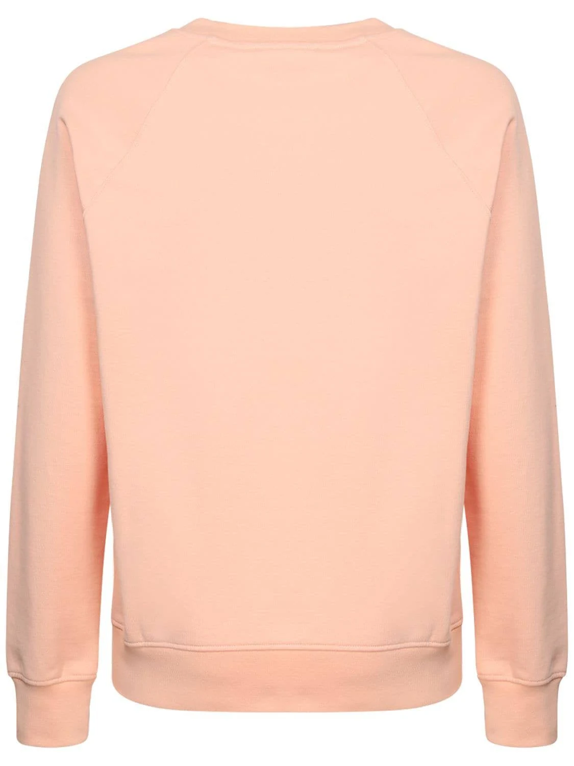 Balmain | Men Logo Print Cotton Jersey Sweatshirt Orange S