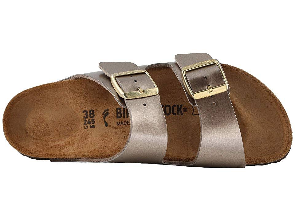 Birkenstock Arizona Birko-Flor Electric Metallic Taupe 37 / Narrow