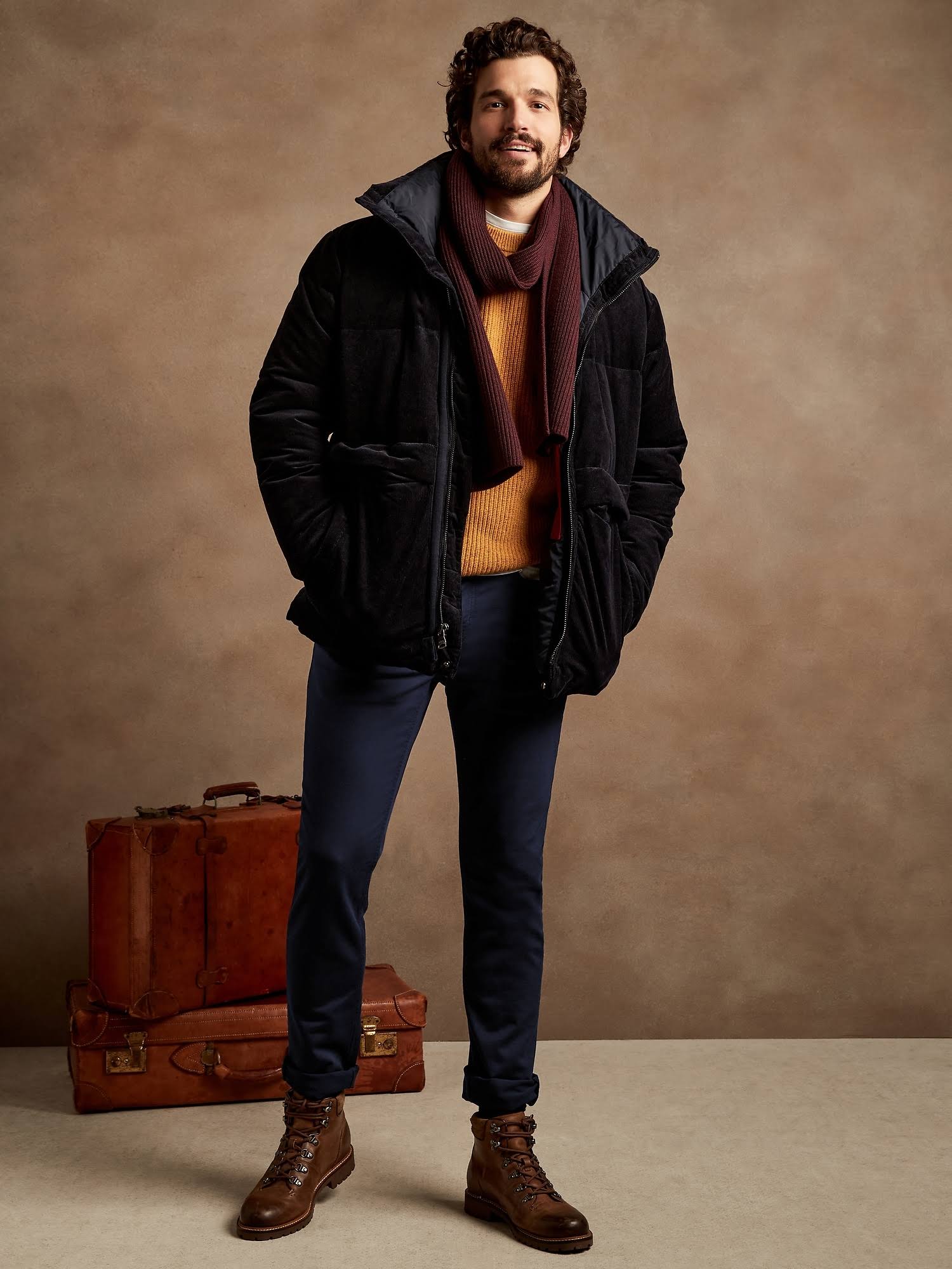 Banana Republic Men's Slim Traveler Pant Navy Size 29W 32L