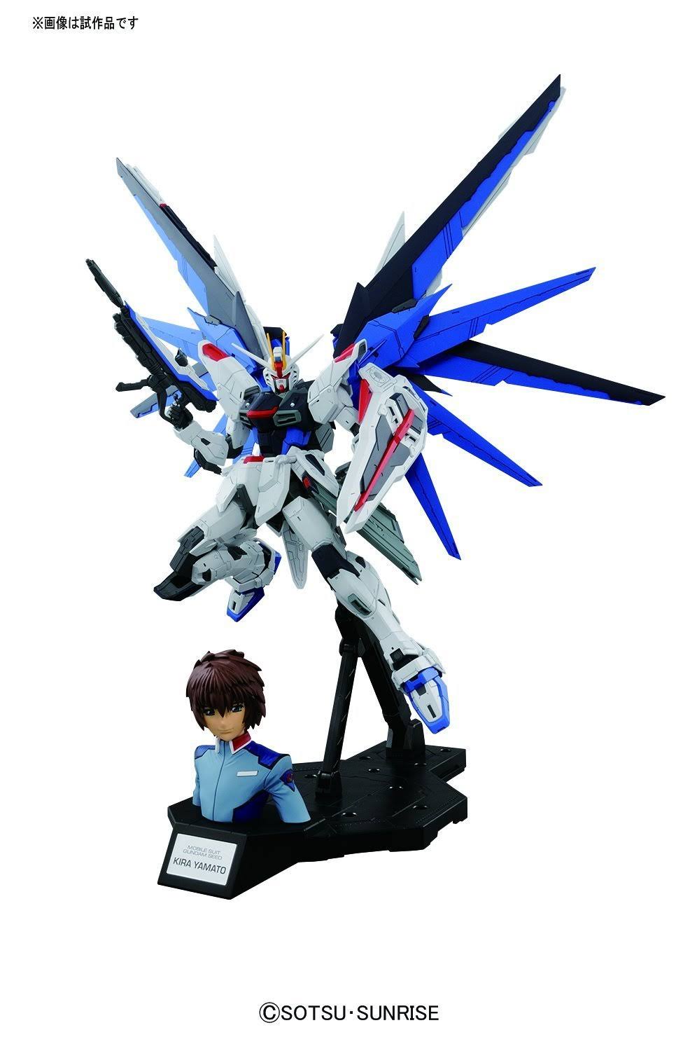 Bandai Dramatic Combination mg Freedom Gundam Ver.2.0 & Kira Yamato Seed 1/100
