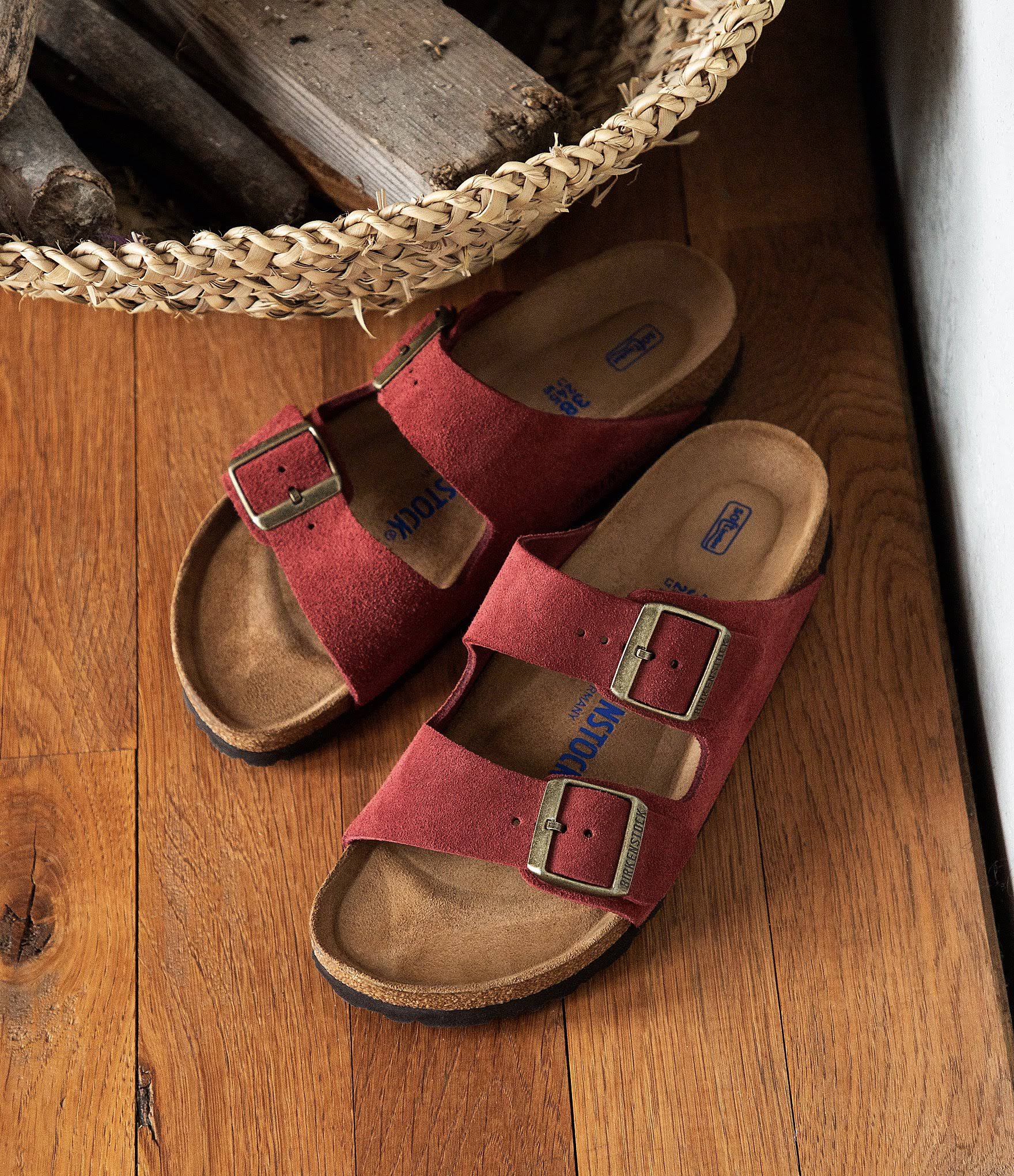 Birkenstock Women's Arizona Soft Footbed Suede Sandals