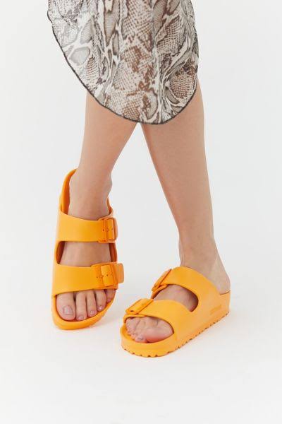 Birkenstock Arizona Eva Sandal in Orange, Women's at Urban Outfitters