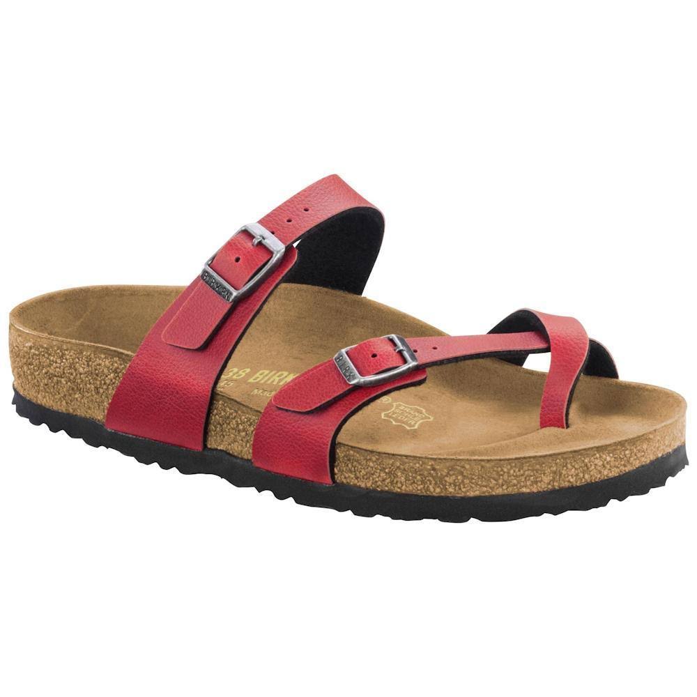 Birkenstock Women's Mayari Birko-Flor Pull Up Bordeaux