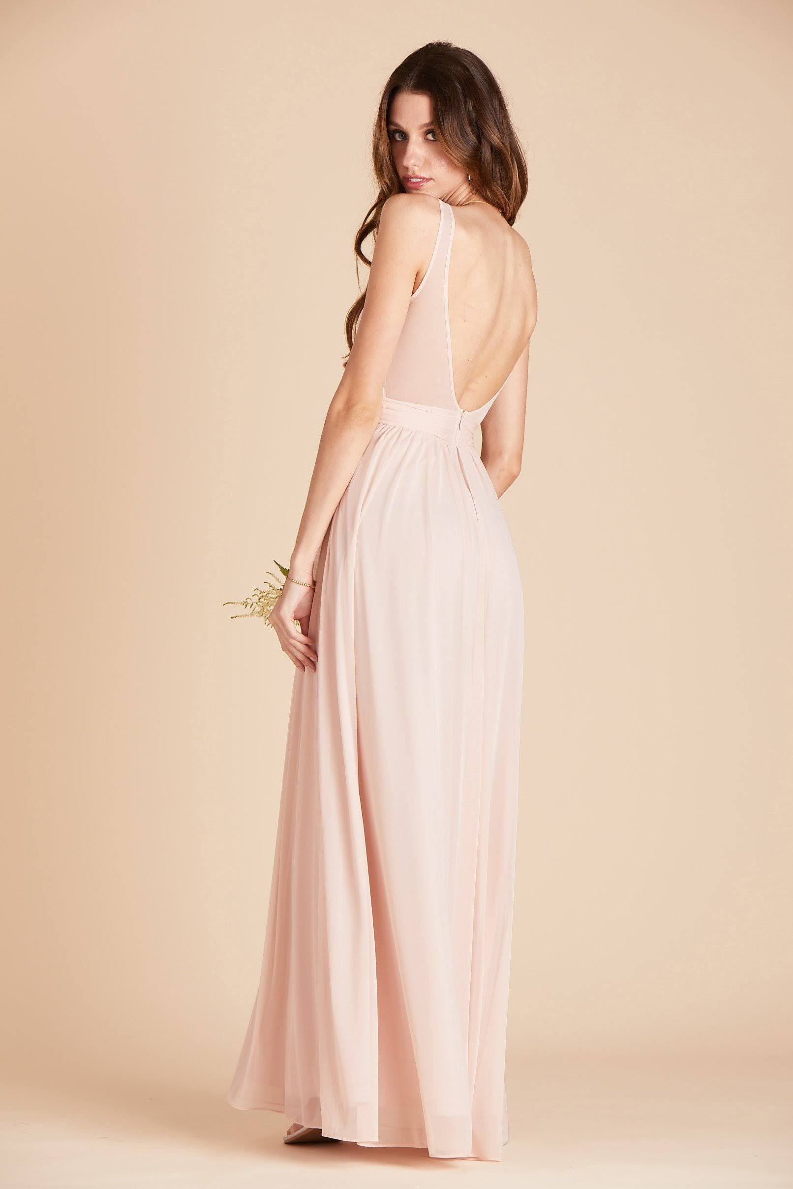 Birdy Grey Jan Bridesmaid Dress in Pale Blush XXL / Pale Blush