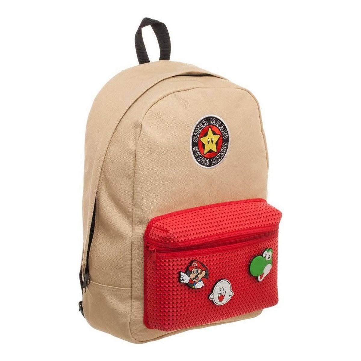 Mario Brothers Backpack w/ Patches