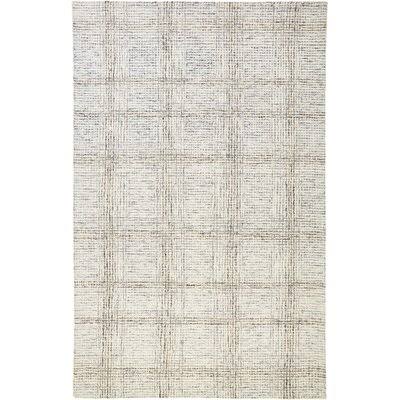 Armando Abstract Handmade Tufted Wool Gray/Ivory Area Rug Birch Lane Rug Size: Rectangle 2& x 3&
