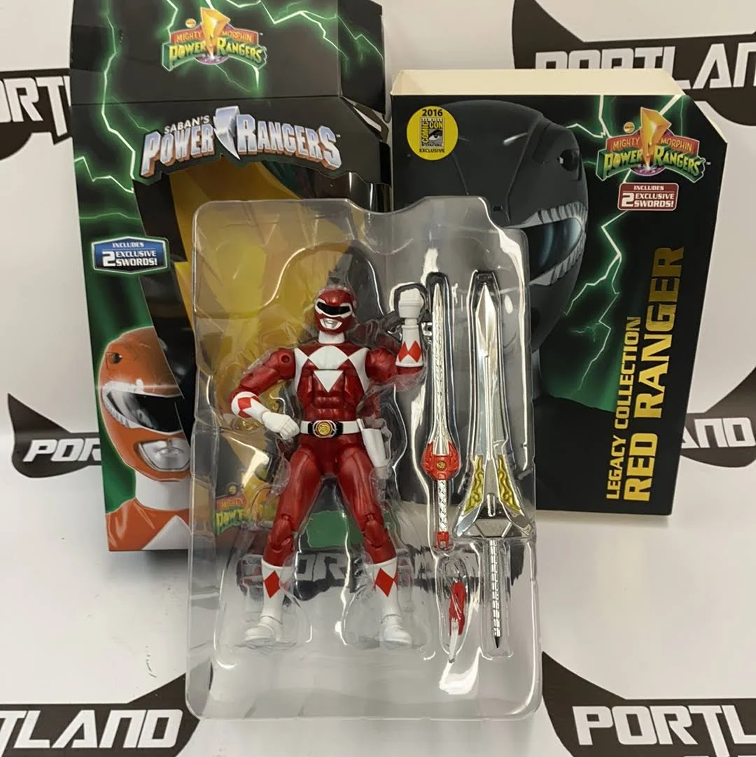 SDCC 2016 Exclusive Legacy Collection Mighty Morphin Power Rangers Red Ranger