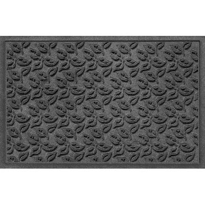 Bartow Non-Slip Outdoor Door Mat Sol 72 Outdoor Mat Size: 2& x 3&, Color: Charcoal