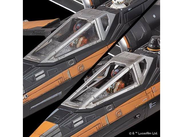 Star Wars Poe&s X-Wing Fighter 1/72 Scale Model Kit