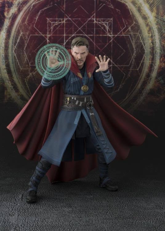 Doctor Strange S.H. Figuarts Action Figure Doctor Strange & Burning Flame Set 15 cm